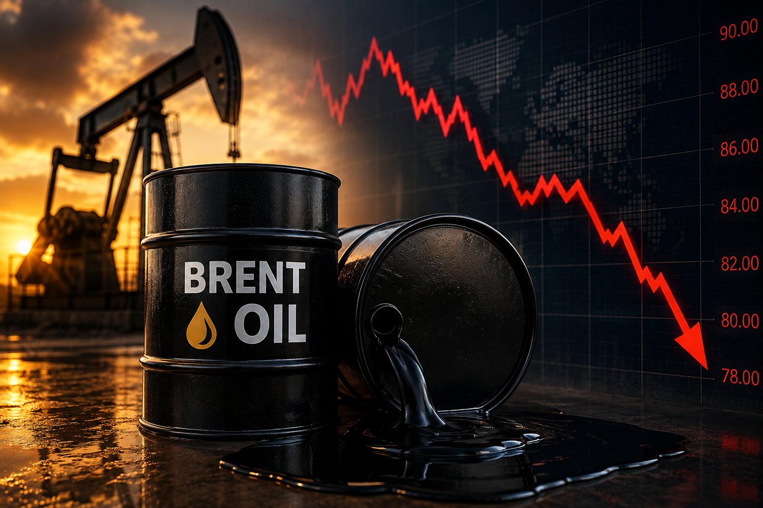 تداوم افت قیمت برنت با افزایش امیدها به بازگشایی تنگه هرمز